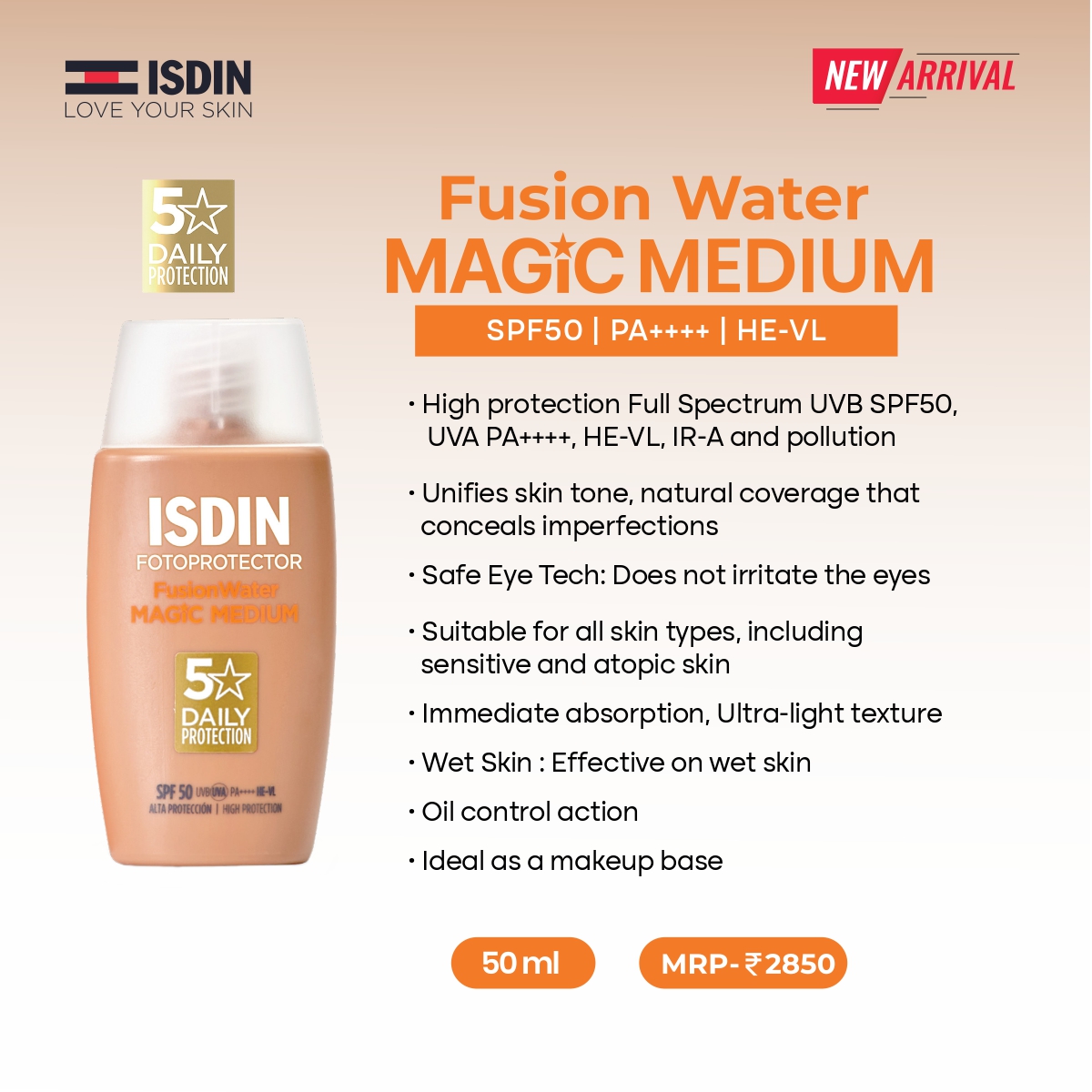 Isdin Fusion Water Magic Medium